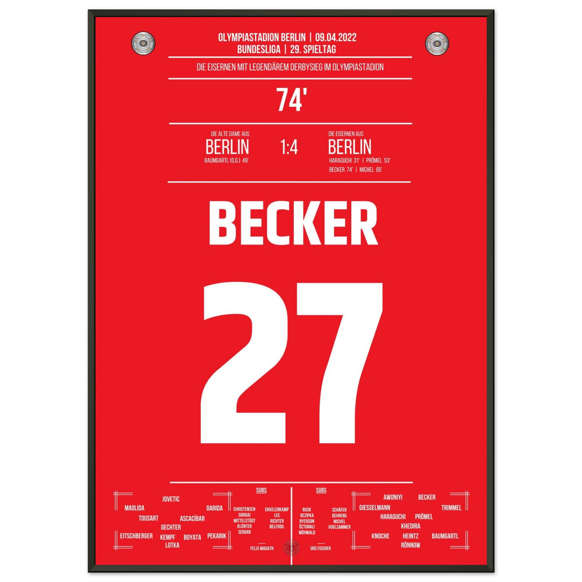 Union Claim Their Third Derby Win of the 21/22 Season Against Hertha