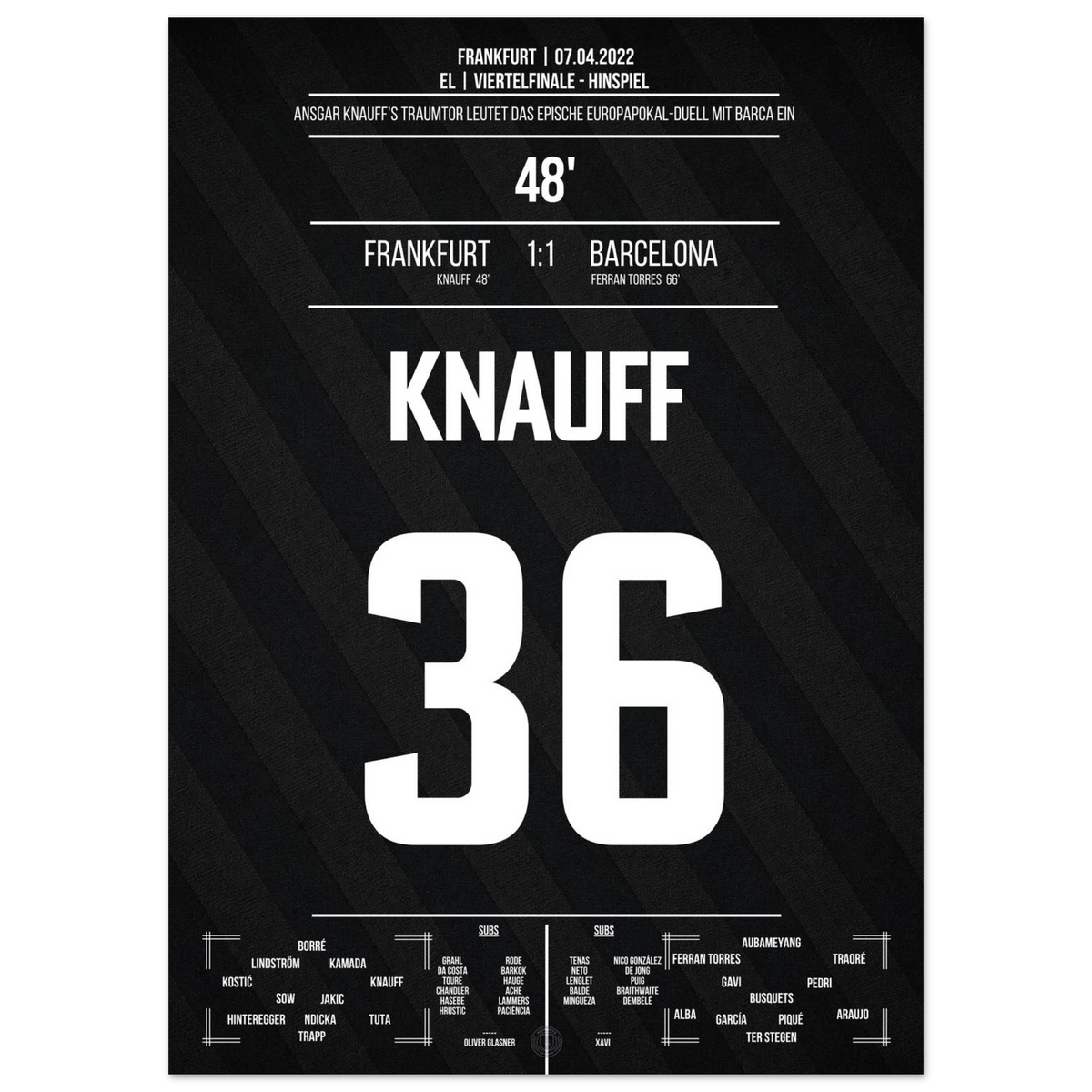 Knauff's Dream Goal Against Barcelona