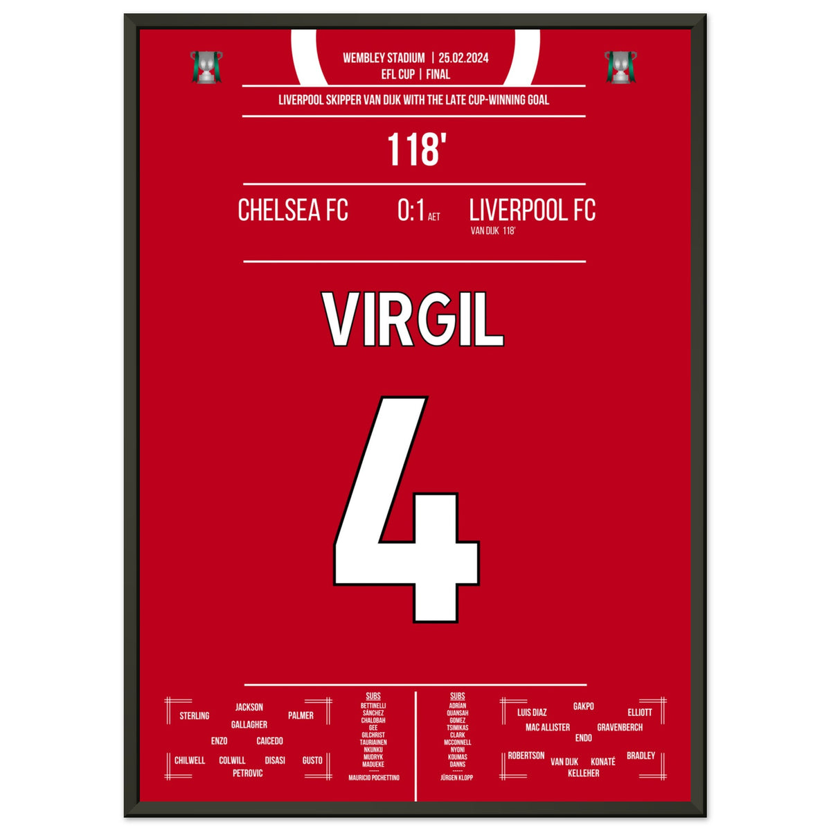 Virgil Van Dijk heads the Reds to cup glory in extra time