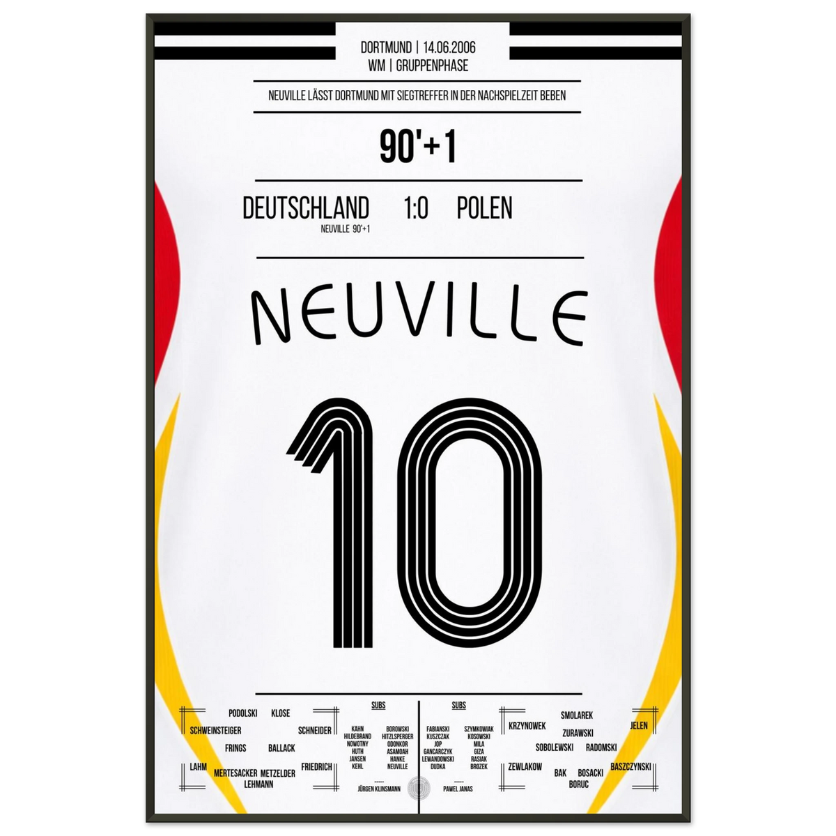 La rédemption de Neuville contre la Pologne lors de la Coupe du Monde 2006