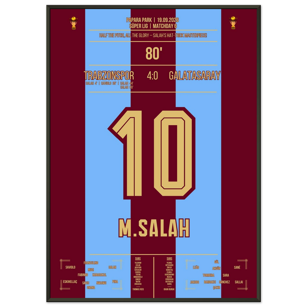 Salah zerlegt Gala mit Hattrick