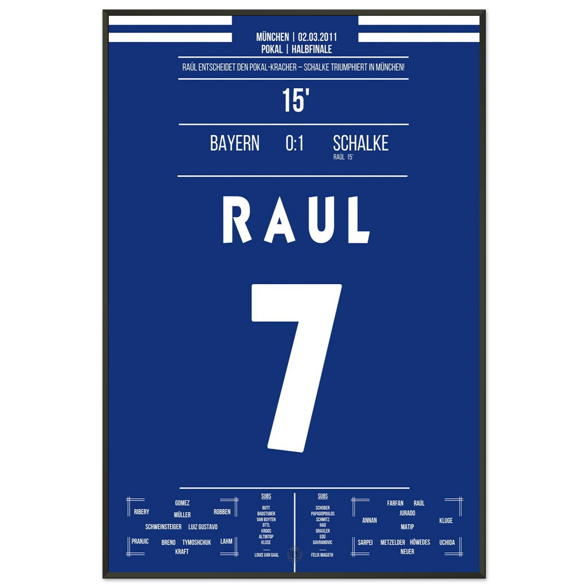 Raúl decides the cup thriller – Schalke triumph in Munich in 2011