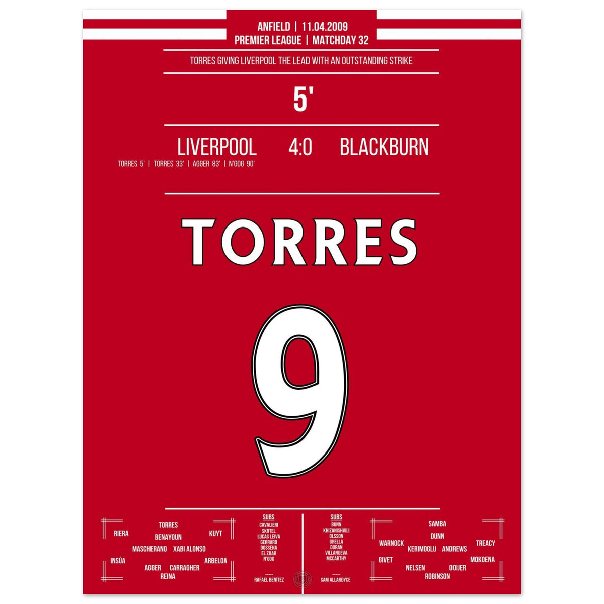 Le but de rêve de Torres contre Blackburn