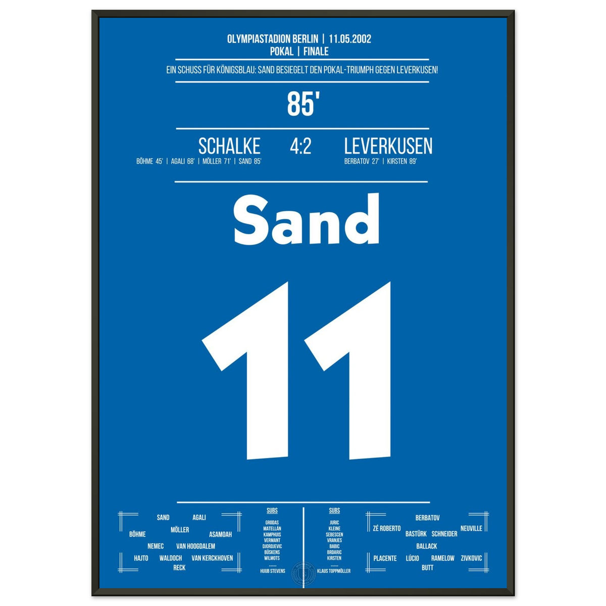Ebbe Sand Makes It Four! Second Consecutive Cup Triumph in 2002