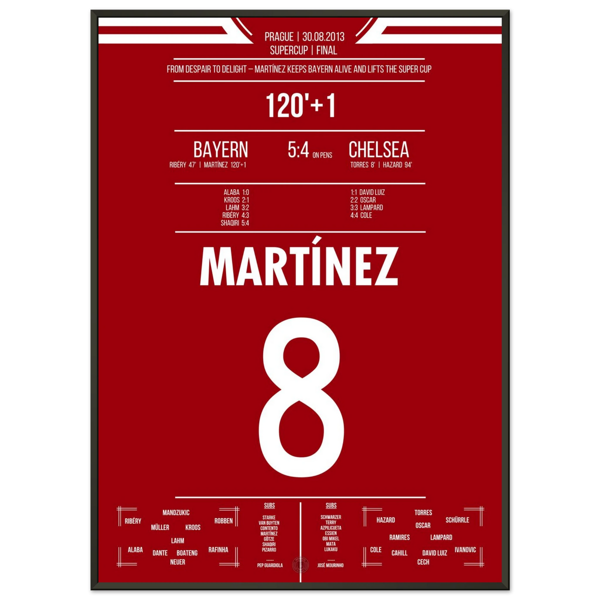 Martínez keeps Bayern's revenge alive – and the cup goes to Munich!