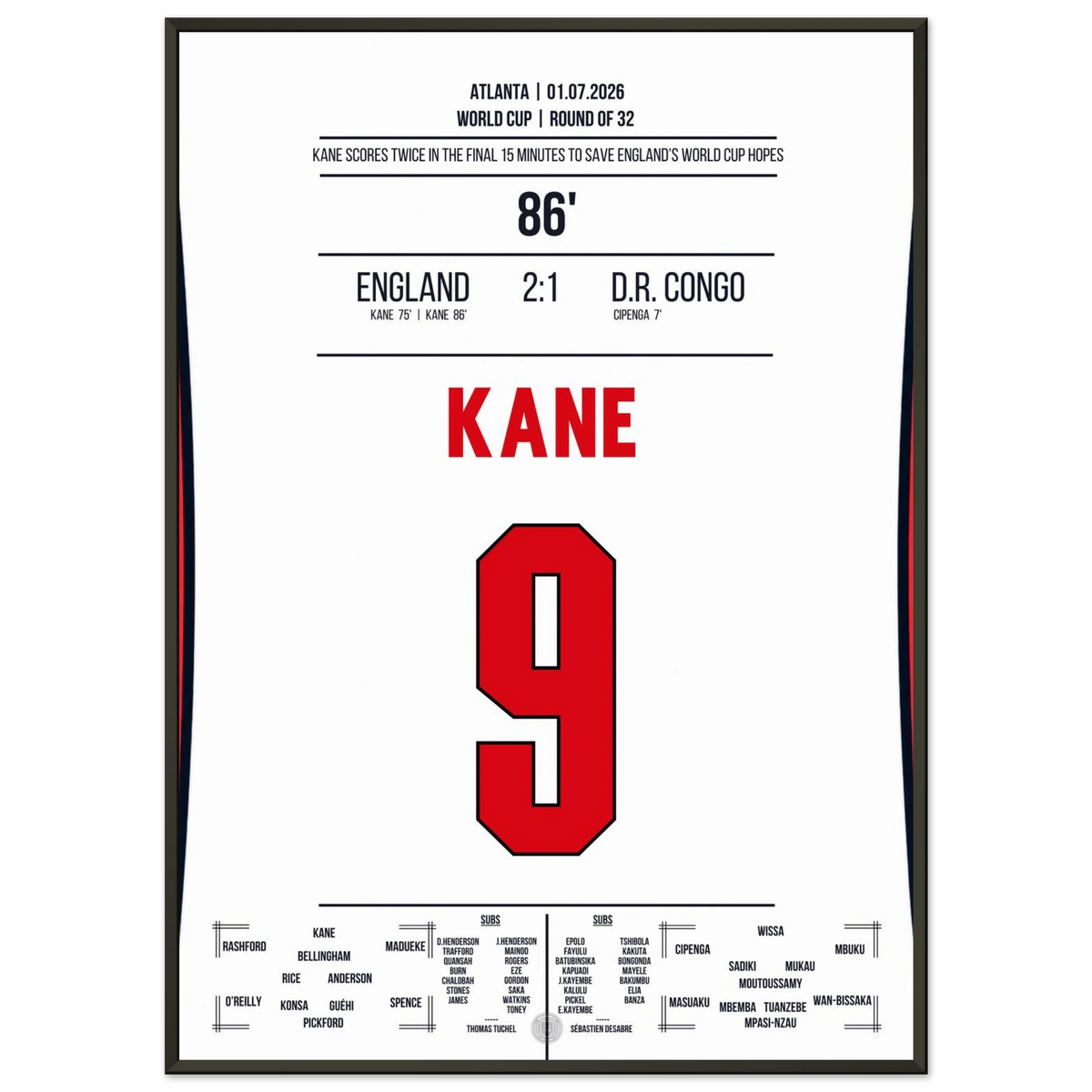Kane Turns the Game with a Brace and Leads England into the Round of 16