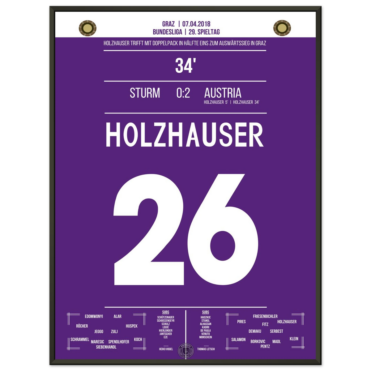 Holzhauser brace in Graz 2018