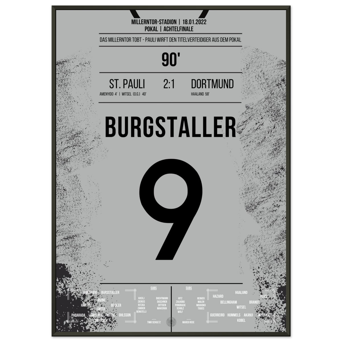 Soirée coupe sauvage dans le quartier ! St Pauli élimine le champion en titre Dortmund de la coupe