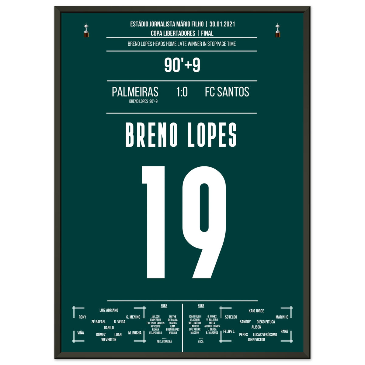 90+9! Breno Lopes heads Palmeiras to Copa Libertadores glory