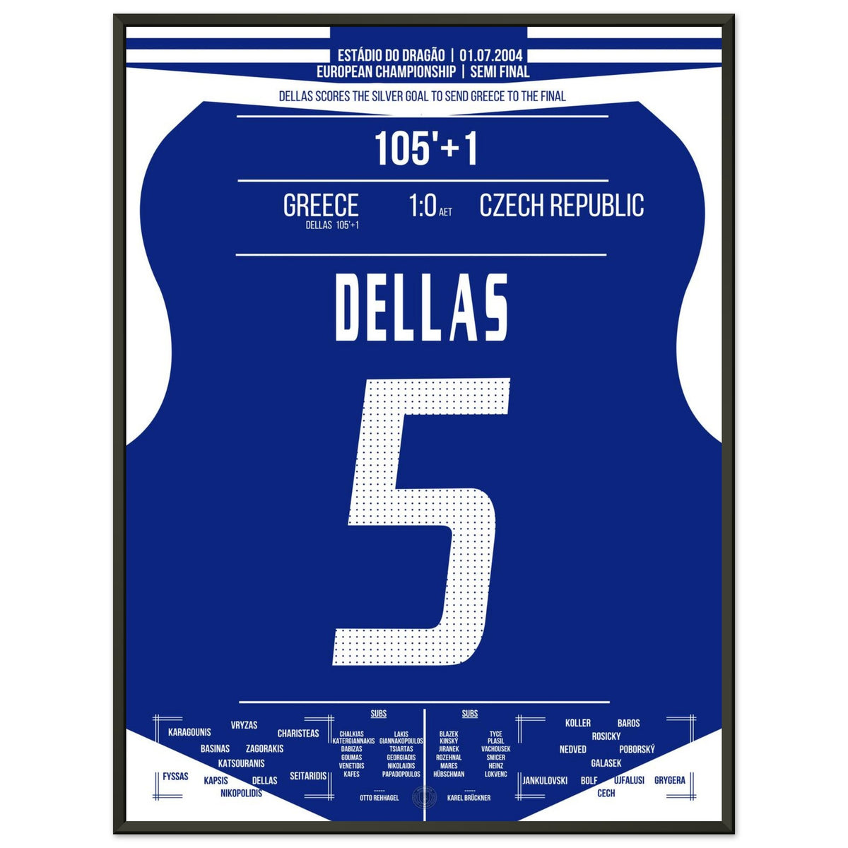 Silver Goal from Dellas sends Greece into the 2004 final