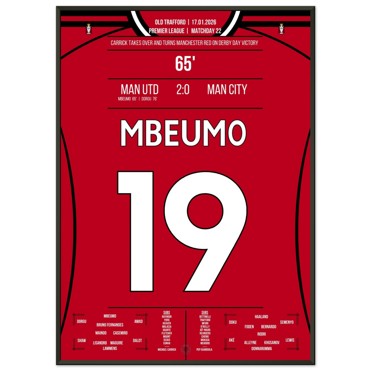 Mbeumo makes Old Trafford shake in derby win!
