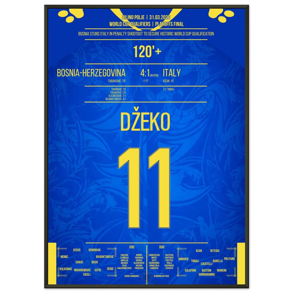 Party a Zenica! La Bosnia si qualifica per la WM 2026 - Dzeko