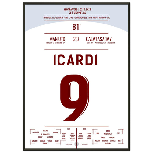 Le but gagnant d'Icardi à Old Trafford