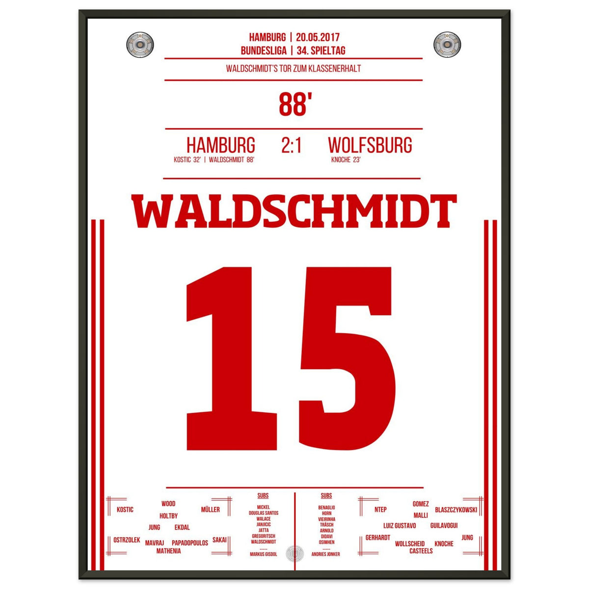 L'objectif de Waldschmidt de rester en championnat en 2017
