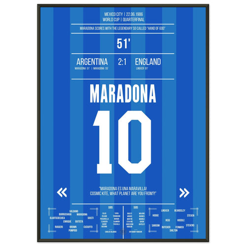 Il gol di Maradona 