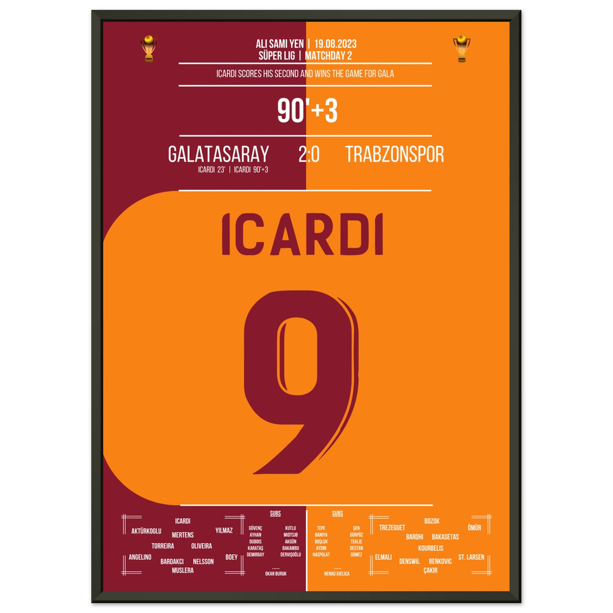 Icardi se prépare contre Trabzonspor saison 2023/24