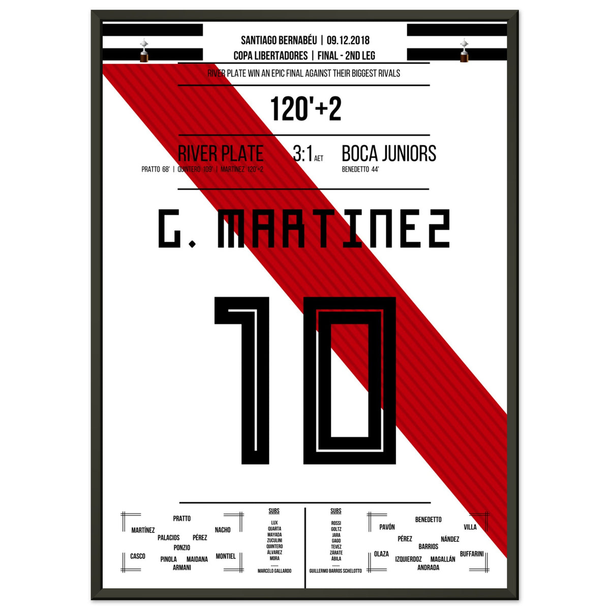 Pity Martínez entscheidet das Finale der Copa Libertadores gegen den Erzrivalen