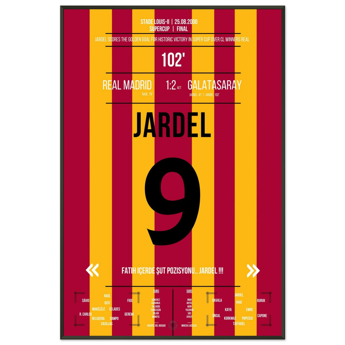 Mario Jardel But en Or contre le Real en 2000