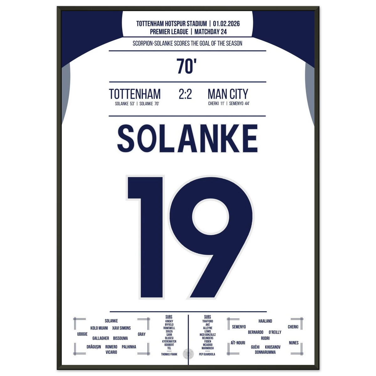 Solanke zaubert den Skorpion gegen City!