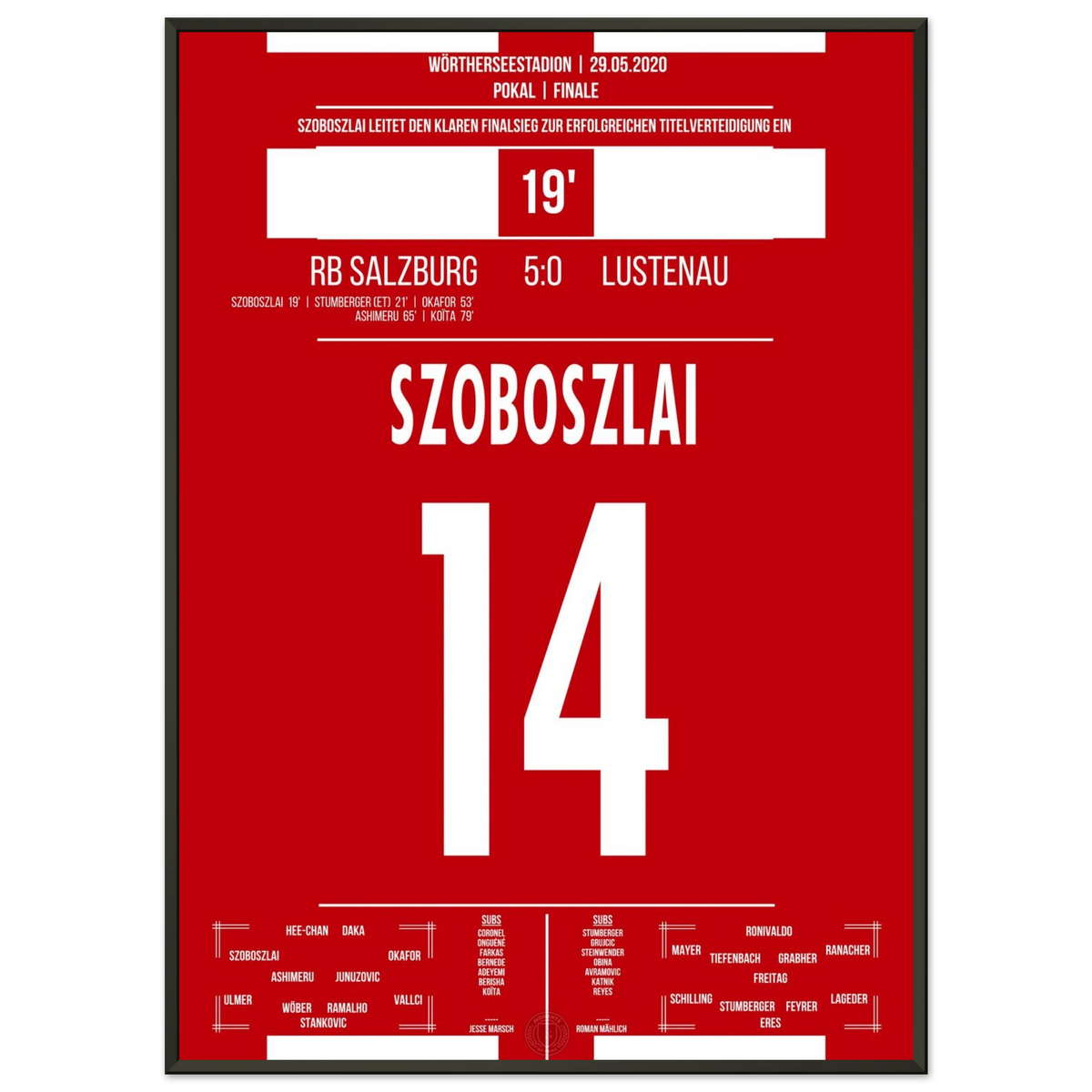 Cuprausch in Rot-Weiß in 2020