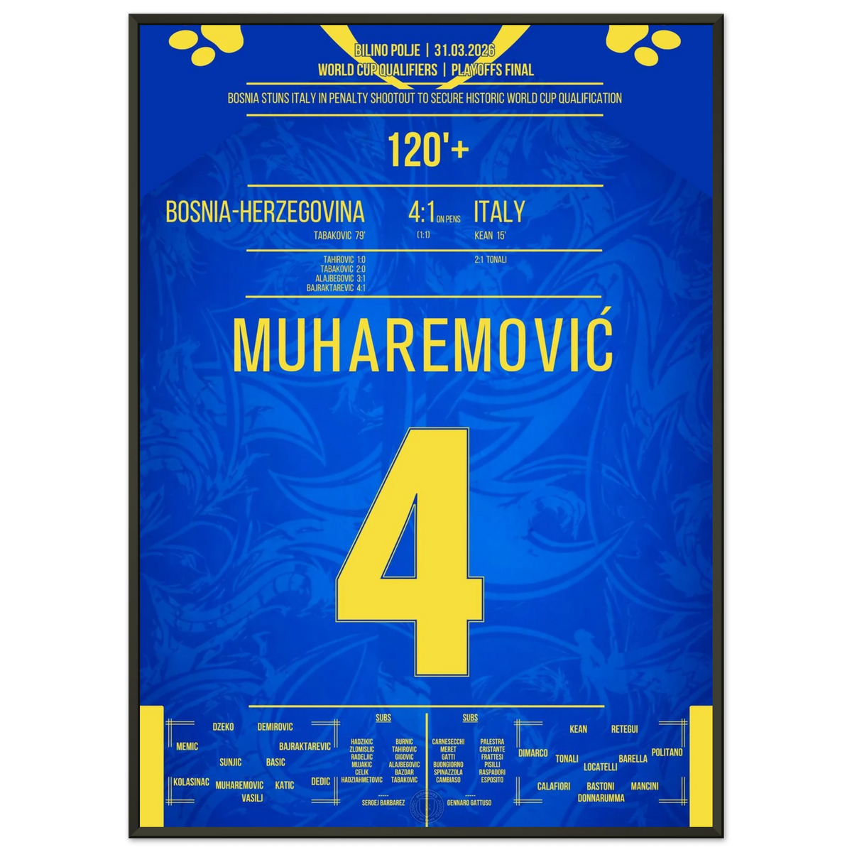 Faites la fête à Zenica ! La Bosnie ira à la Coupe du monde 2026 (Muharemovic)