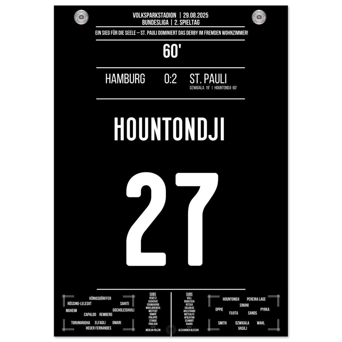 Une folie marron et blanche ! Hountondji marque pour remporter le derby 2025