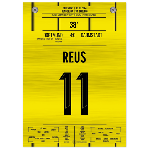 (Metal Print) Reus' Tor zum Abschied 2024