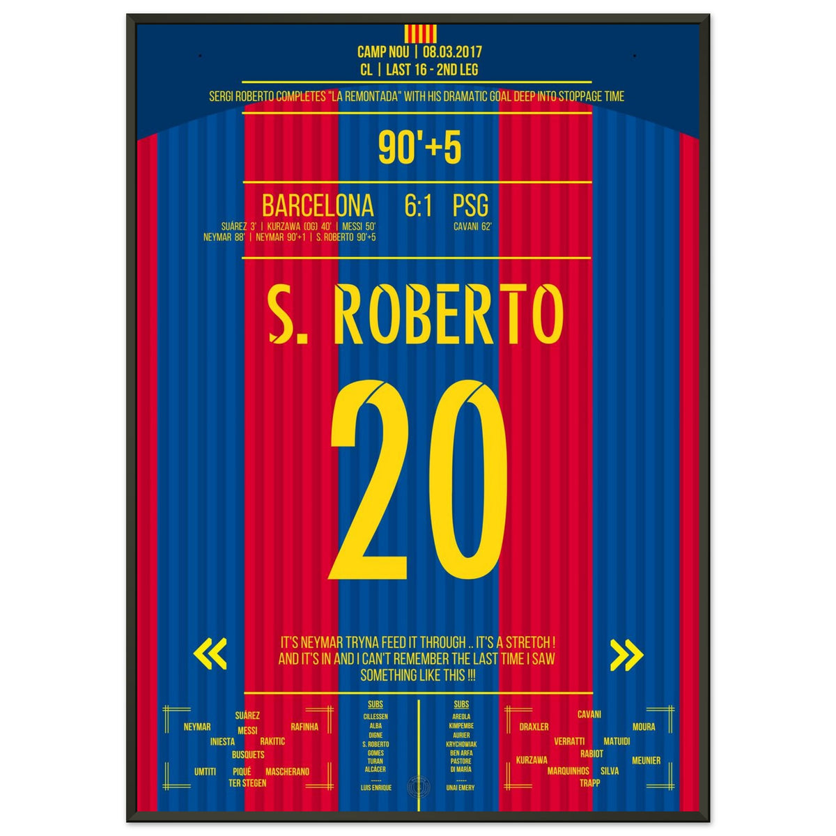 Le but de Sergi Roberto lors de 