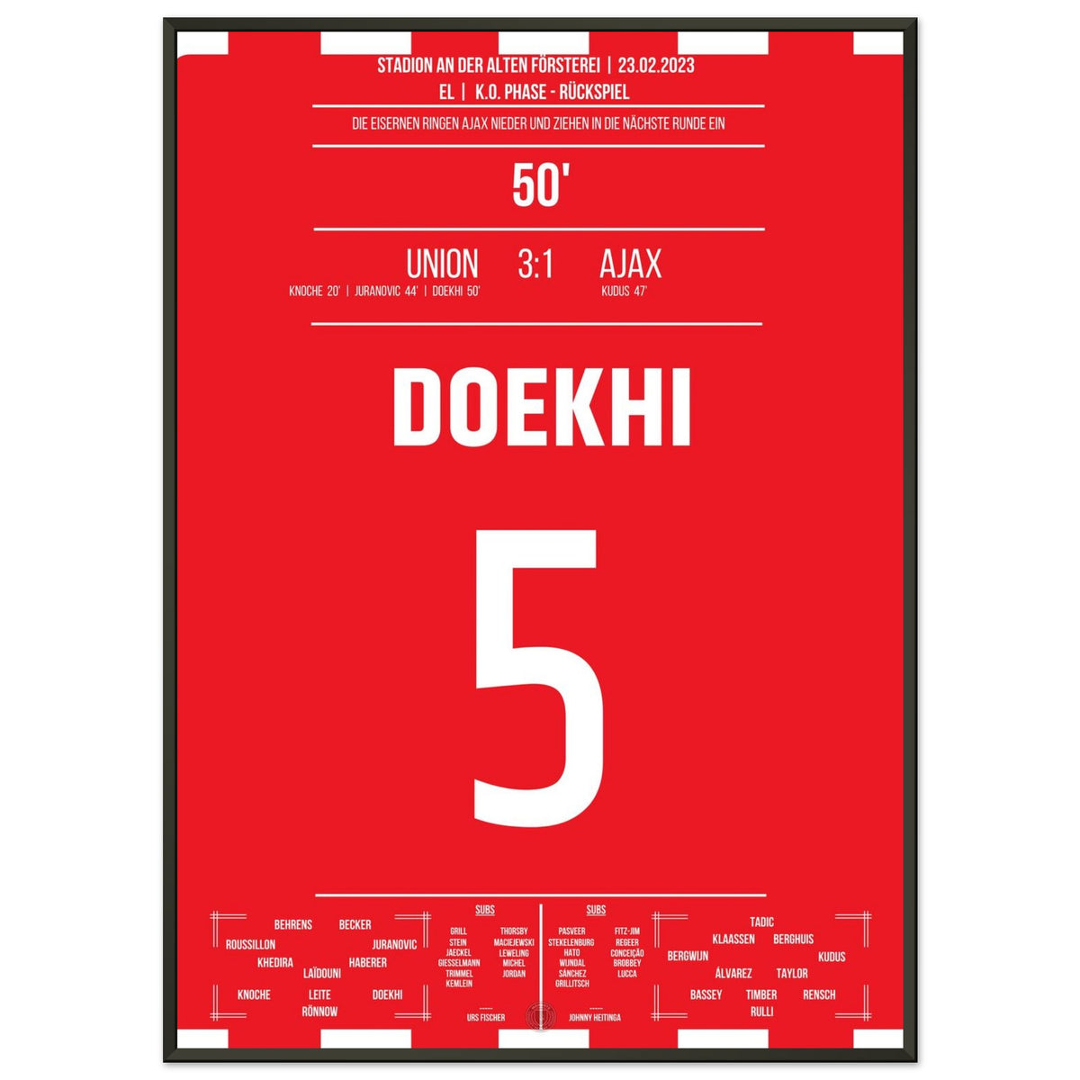 Doekhi scores to secure a spot in the Europa League Round of 16