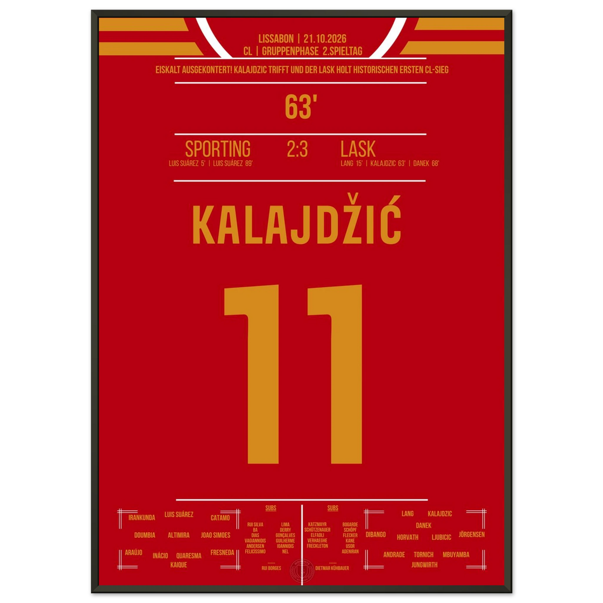 Kalajdzic counter-attack secures club's first-ever CL win