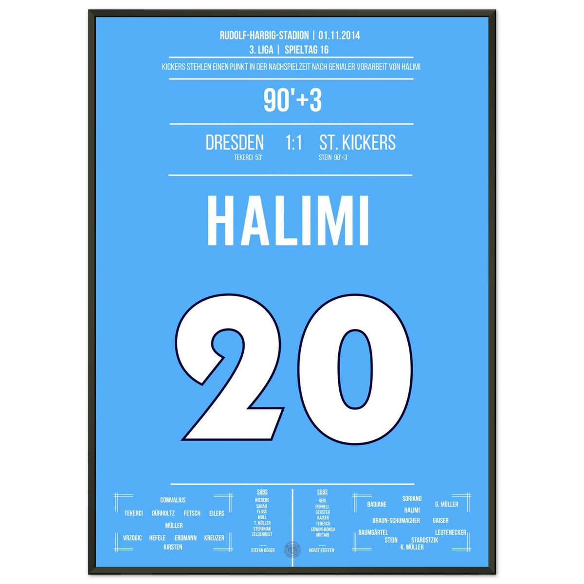 Le moment génial de Halimi dans le temps additionnel à Dresde en 2014