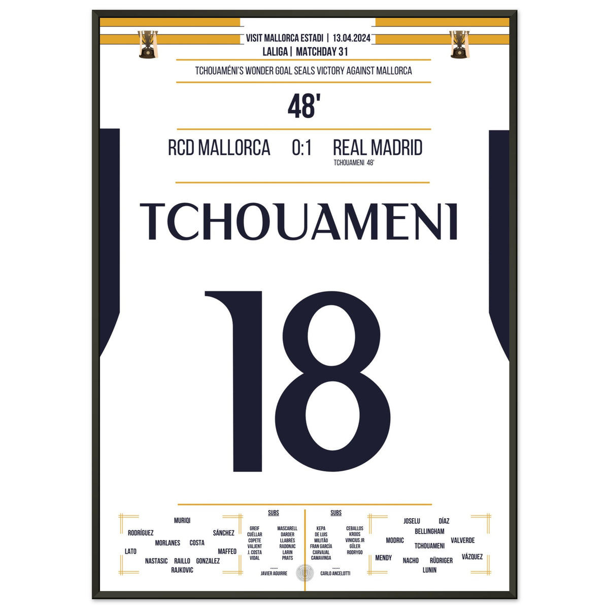 Tchouameni's Traumtor zum Sieg gegen Mallorca