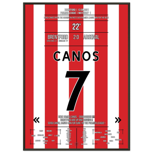 Canos trifft bei Brentford's ersten Premier League Sieg der Geschichte
