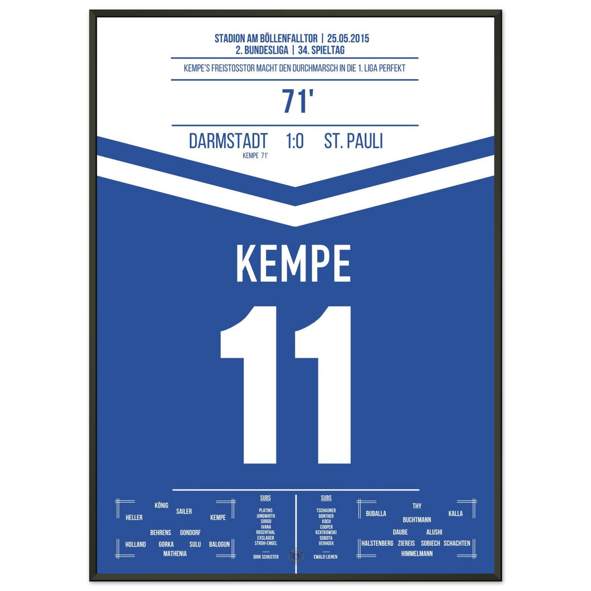 Darmstadt's Promotion to the Bundesliga in 2015