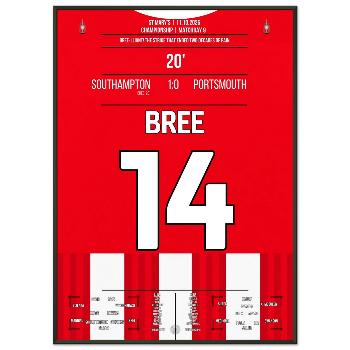 Bree-lliant ! Bree mène les Saints vers la victoire dans le derby du Sud