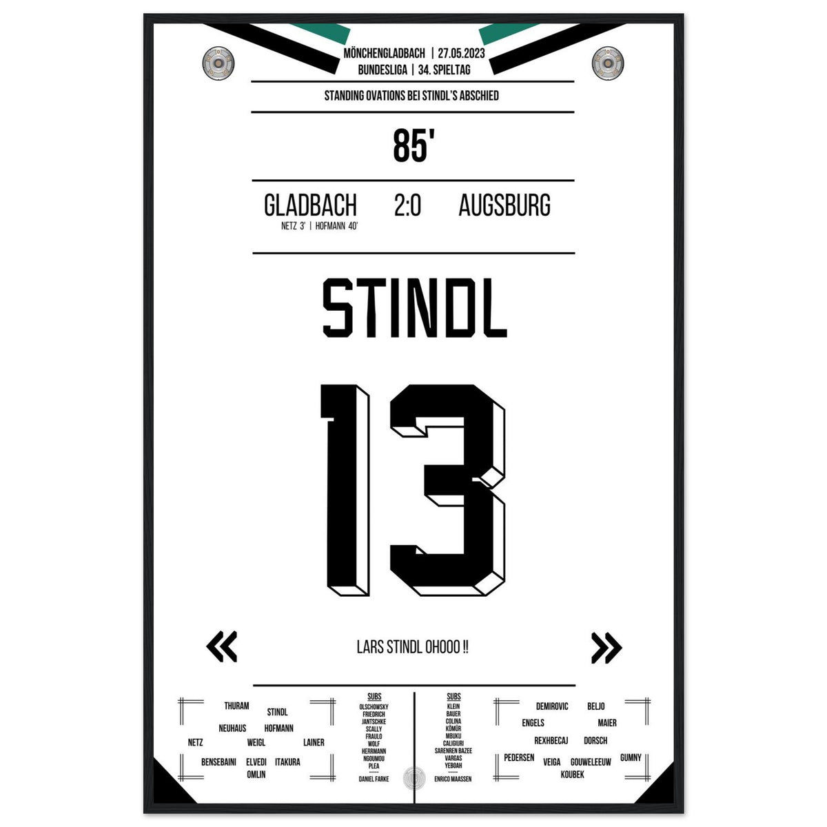 Stindl's congedo al Borussia-Park 2023