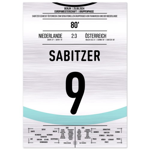 Sabitzer trascina l'Austria al successo nel girone all'EM – Metal Edition