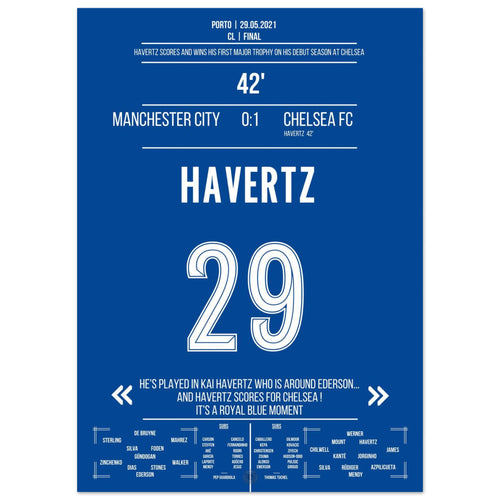 Englisches Finale 2021 entschieden durch Kai Havertz' Tor