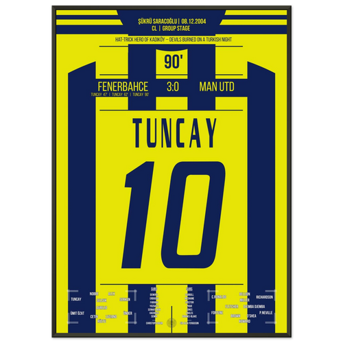 La leggendaria tripletta di Tuncay contro i Red Devils
