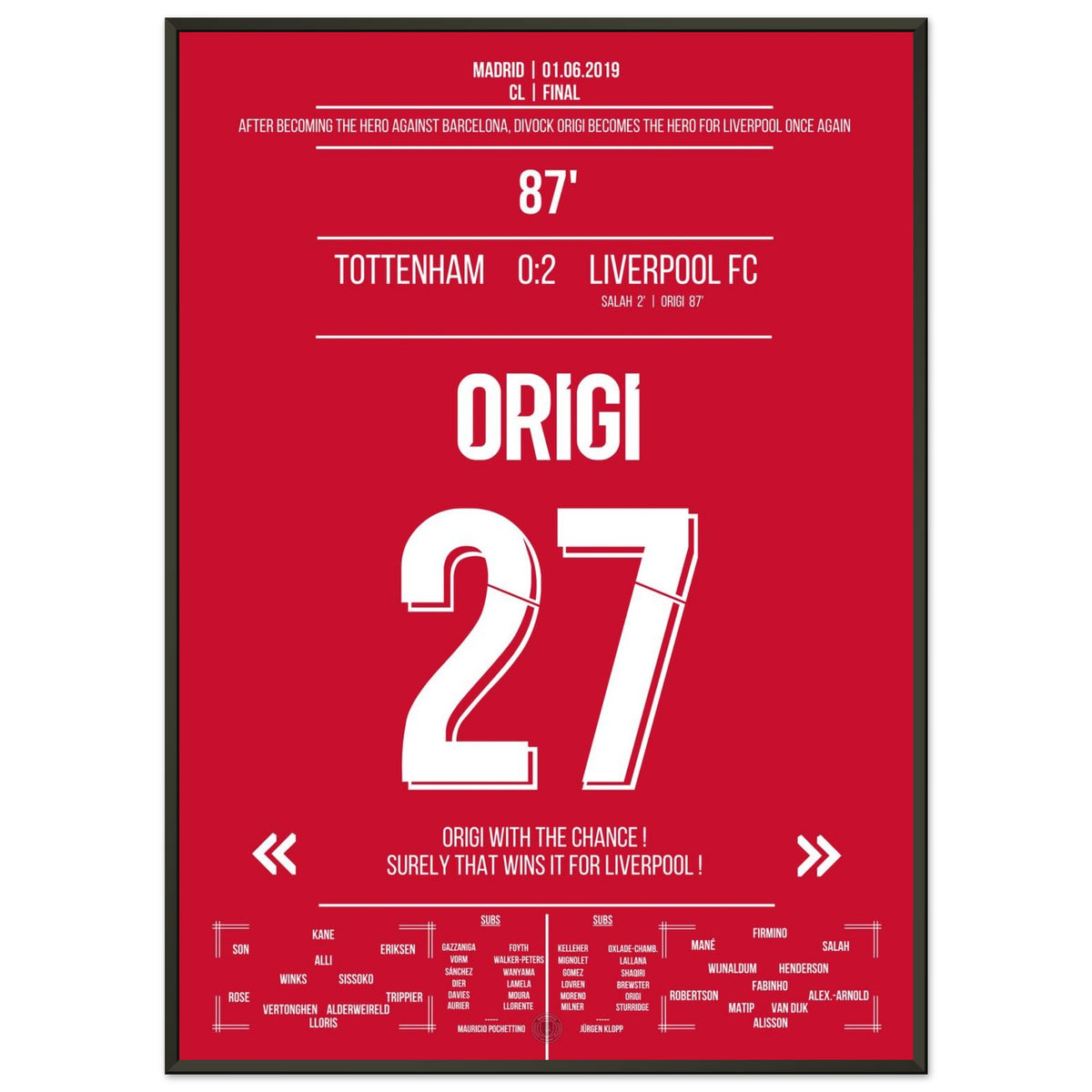 Origi's Treffer im Finale 2019