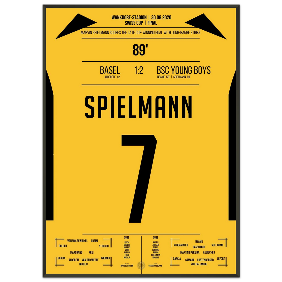 Spielmann's spätes Distanztor beschert Young Boys den Pokalsieg