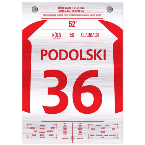 Podolski eroe del match nel derby nella prima vittoria del Köln contro il Gladbach dopo 6 anni – Metal Edition