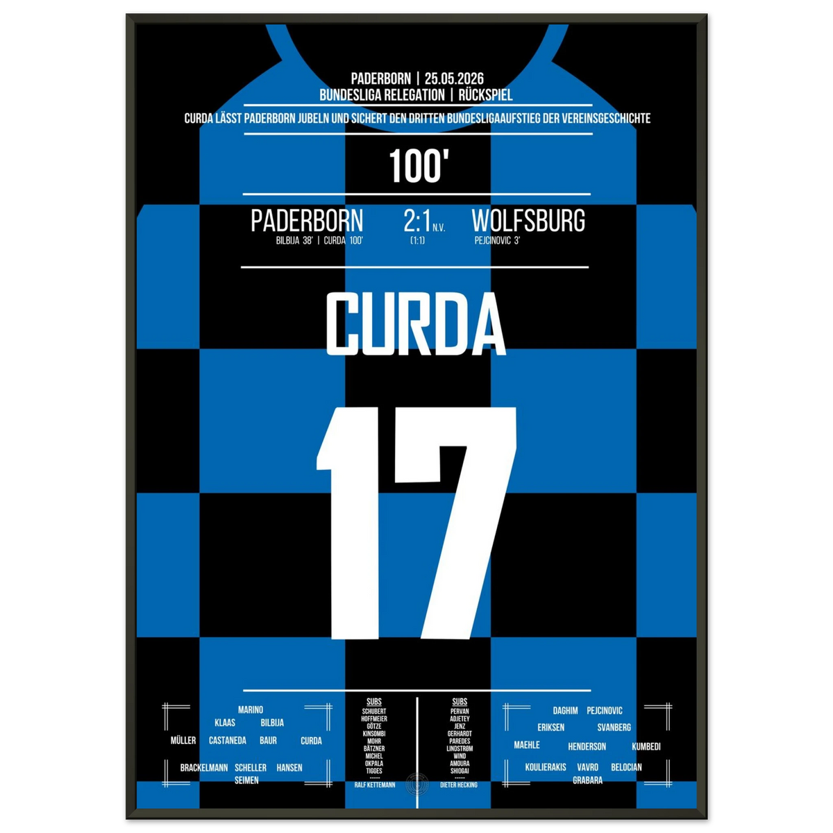 Curda's Treffer in der Verlängerung führt Paderborn zurück in die Bundesliga