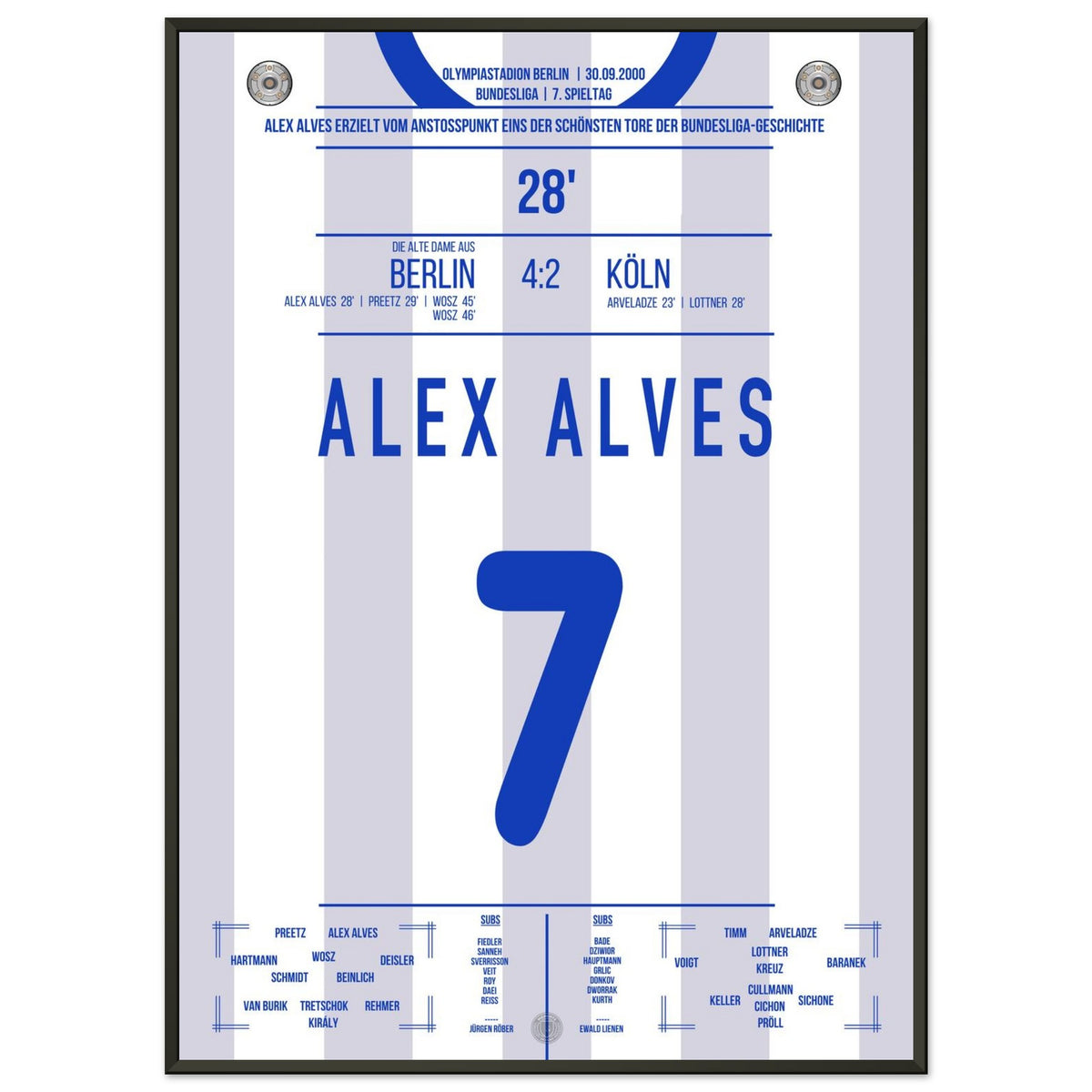 Alex Alves marque le but du siècle depuis la ligne médiane