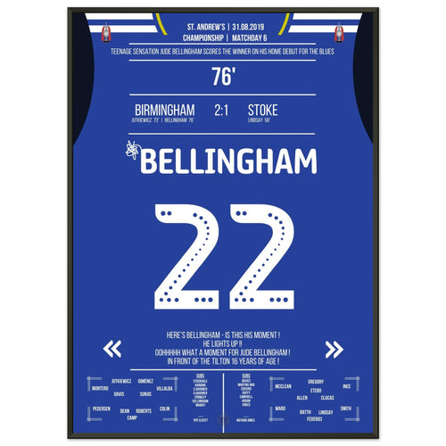Bellingham's erstes Tor im St. Andrews zum Sieg gegen Stoke