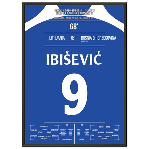 Ibisevic propulse la Bosnie vers sa première participation à la Coupe du monde de son histoire