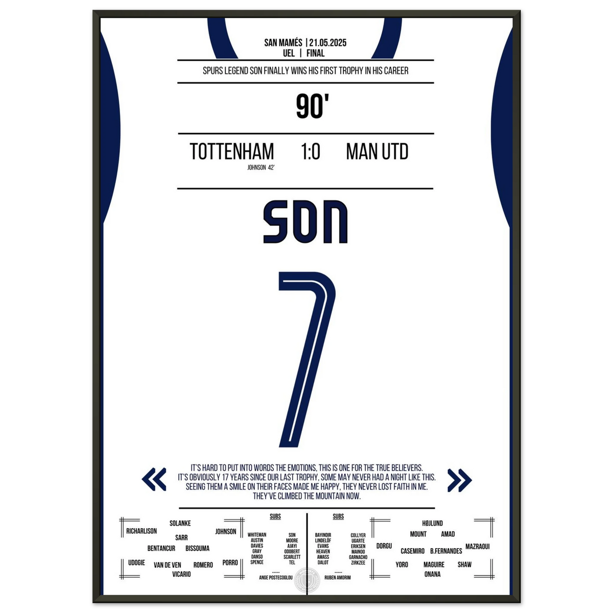 Son vince finalmente il suo primo titolo con gli Spurs