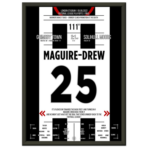 Maguire-Drew trifft und Grimsby Town schafft den Aufstieg!