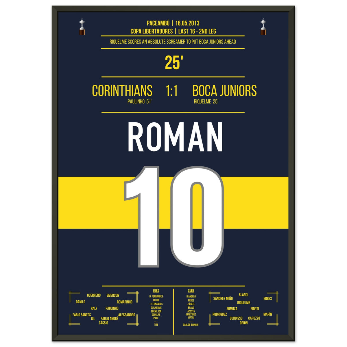 Riquelme's Traumtor in der Copa Libertadores in 2013