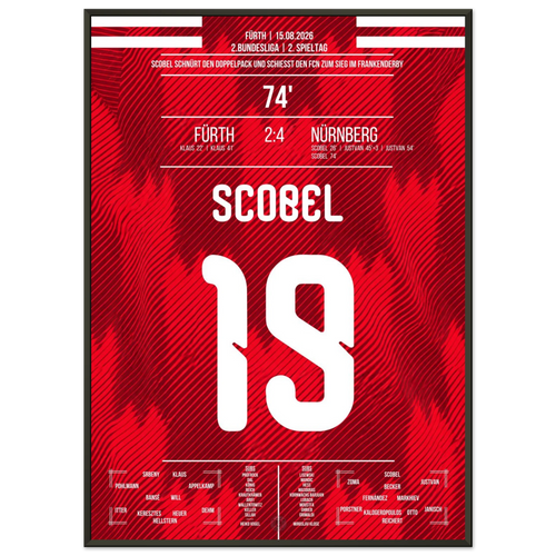 Scobel trifft doppelt beim Sieg im Frankenderby